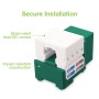 Frutto Keystone RJ45 Cat.6 UTP IDC 90&deg Verde