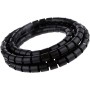Guaina Raccoglicavi Diametro 25mm a Spirale 20m Nero