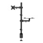 Supporto da Scrivania Braccio per Monitor 13-32'' e Mensola per Laptop