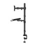Supporto da Scrivania Braccio per Monitor 13-32'' e Mensola per Laptop