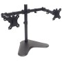 Supporto da Scrivania per 2 Monitor 13-32'' con Base e Doppio Snodo
