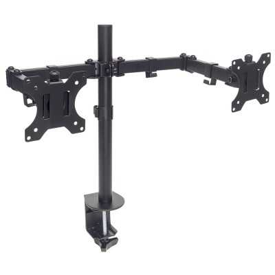 Supporto da Scrivania per 2 Monitor 13-32'' con Morsetto