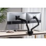 Supporto da Scrivania Doppio Monitor 17-32'' con Molla a Gas e Docking Station 8-in-1