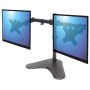 Supporto da Scrivania per 2 Monitor 13-32'' con Base e Doppio Snodo