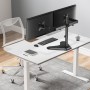 Supporto da Scrivania per 2 Monitor 13-32'' con Base e Doppio Snodo