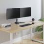 Supporto da Scrivania per 2 Monitor 13-32'' con Base e Doppio Snodo
