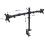 Supporto da Scrivania per 2 Monitor 13-32'' con Morsetto