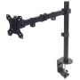 Supporto da Scrivania per Monitor 13-32'' Doppio Snodo di Regolazione