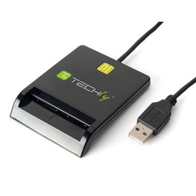 Lettore di Smart Card USB Esterno Nero