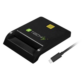 Lettore/Scrittore di Smart Card USB-C&trade Compatto Nero
