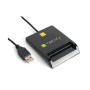 Lettore di Smart Card USB Esterno Nero