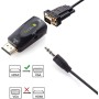 Mini Adattatore da HDMI a VGA con Audio