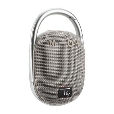 Mini Altoparlante Wireless BT V5.3 Speaker Luce LED Vivavoce TF USB AUX Grigio