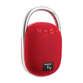 Mini Altoparlante Wireless BT V5.3 Speaker Luce LED Vivavoce TF USB AUX Rosso