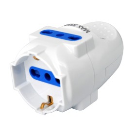 Multipresa Volante 1x 10/16A/Schuko e 2x 10/16A Bipasso