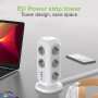Multipresa da Tavolo Torretta di Alimentazione 11 Prese Schuko 2 USB-A e 2 USB-C&trade