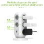 Multipresa da Tavolo Torretta di Alimentazione 11 Prese Schuko 2 USB-A e 2 USB-C&trade