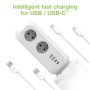 Multipresa da Tavolo Torretta di Alimentazione 11 Prese Schuko 2 USB-A e 2 USB-C&trade