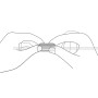 Organizzatore di Cavi Magnetico a Quattro Fermacavi con Base