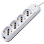 Presa Multipla a 4 Posti Italiana Bipasso/Schuko Spina 16A
