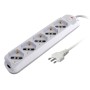Presa Multipla a 5 Posti Italiana Bipasso/Schuko Spina 10A