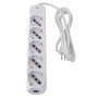 Presa Multipla a 5 Posti Italiana Bipasso/Schuko Spina 10A
