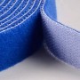 Rotolo di Velcro Fermacavi Lunghezza 25 m Larghezza 10 mm Blu
