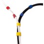 Rotolo di Velcro Gestione cavi Lunghezza 4m Larghezza 16mm Giallo