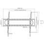Staffa a Muro Inclinabile Slim TV LED LCD 60-120''