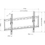 Staffa a Muro Inclinabile TV LED LCD 30-70''