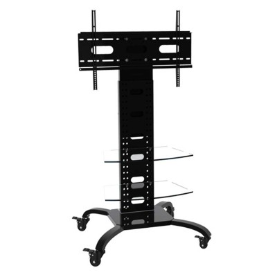 Supporto a Pavimento con 2 Mensole Trolley TV LCD/LED/Plasma 32-70''