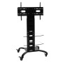Supporto a Pavimento con 2 Mensole Trolley TV LCD/LED/Plasma 32-70''