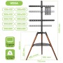 Supporto a Pavimento Cavalletto Tripod per TV LCD/LED/Plasma 32-65'' con Mensola