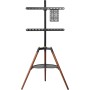 Supporto a Pavimento Cavalletto Tripod per TV LCD/LED/Plasma 32-65'' con Mensola