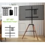 Supporto a Pavimento Cavalletto Tripod per TV LCD/LED/Plasma 32-65'' con Mensola