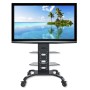 Supporto a Pavimento con 2 Mensole Trolley TV LCD/LED/Plasma 32-70''