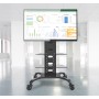 Supporto a Pavimento con 2 Mensole Trolley TV LCD/LED/Plasma 32-70''