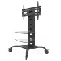 Supporto a Pavimento con 2 Mensole Trolley TV LCD/LED/Plasma 32-70''