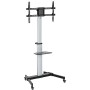 Supporto a Pavimento con Mensola Trolley TV LCD/LED 37-86''