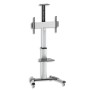 Supporto a Pavimento con una Mensola Trolley TV LCD/LED/Plasma 37-70''