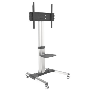 Supporto a Pavimento con una Mensola Trolley TV LCD/LED/Plasma 50-92''