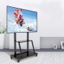 Supporto a Pavimento con Mensola per TV LCD/LED/Plasma 55-100''