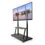 Supporto a Pavimento con Mensola per TV LCD/LED/Plasma 55-120''