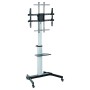 Supporto a Pavimento con Mensola Trolley TV LCD/LED 37-86''