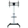 Supporto a Pavimento con Mensola Trolley TV LCD/LED 37-86''