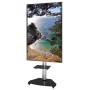 Supporto a Pavimento con Mensola Trolley TV LCD/LED/Plasma 37-70'' Silver