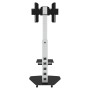 Supporto a Pavimento con Mensola Trolley TV LCD/LED/Plasma 37-70'' Silver