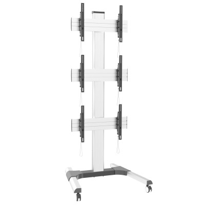 Supporto a Pavimento per 3 TV LCD/LED 32-55'' per Video Wall