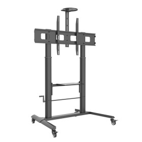 Supporto a Pavimento per TV con Altezza Regolabile per TV da 52'' a 110''