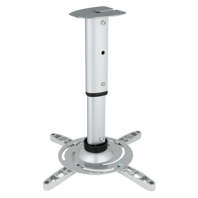 Supporto a Soffitto per Proiettori Estensione 30-37 cm Silver